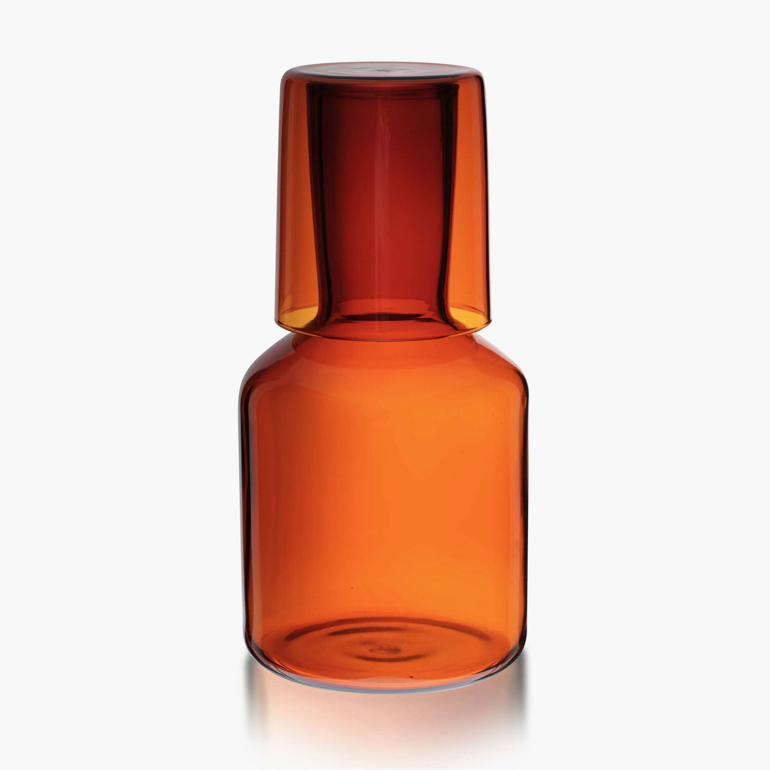 Bedside Carafe & Glass - Amber - Slowdown Studio