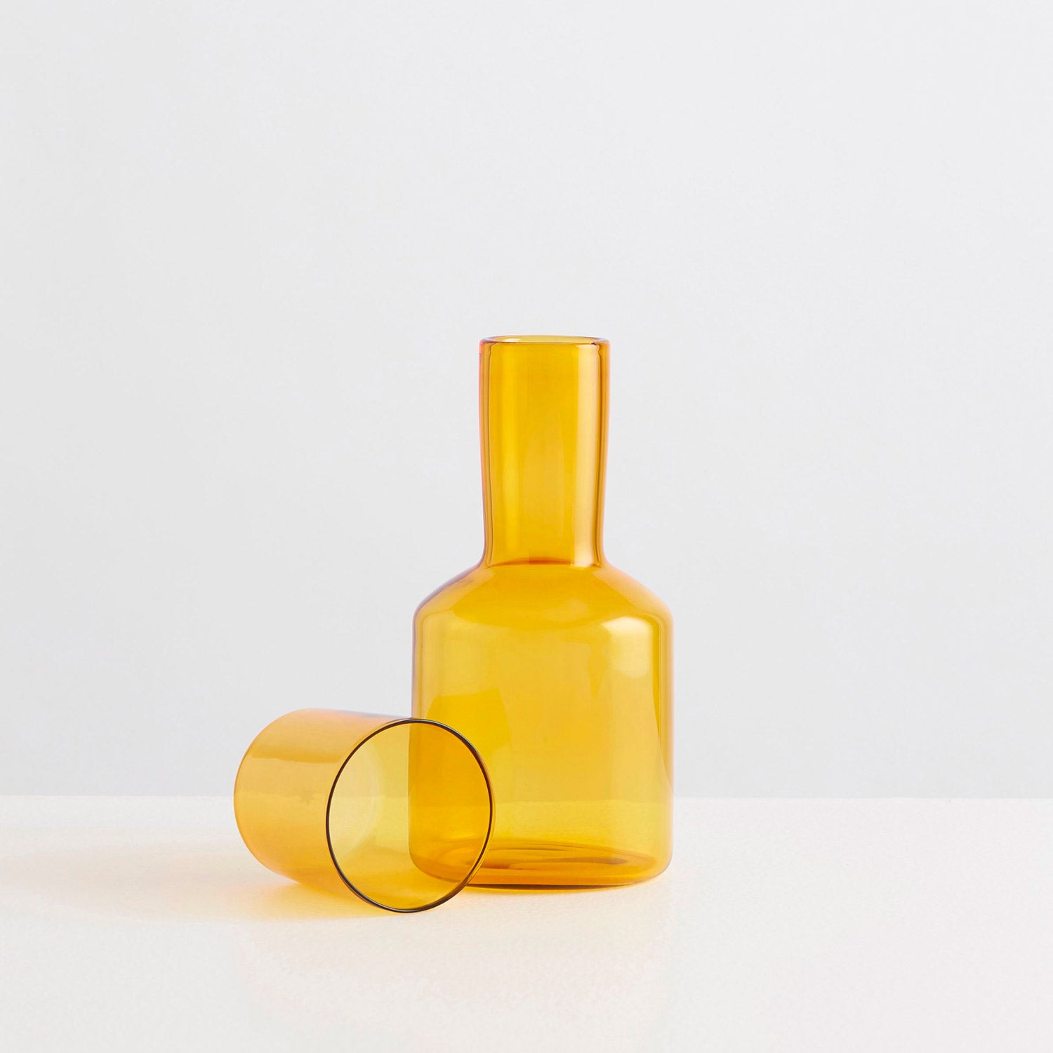 Bedside Carafe & Glass - Miel - Slowdown Studio