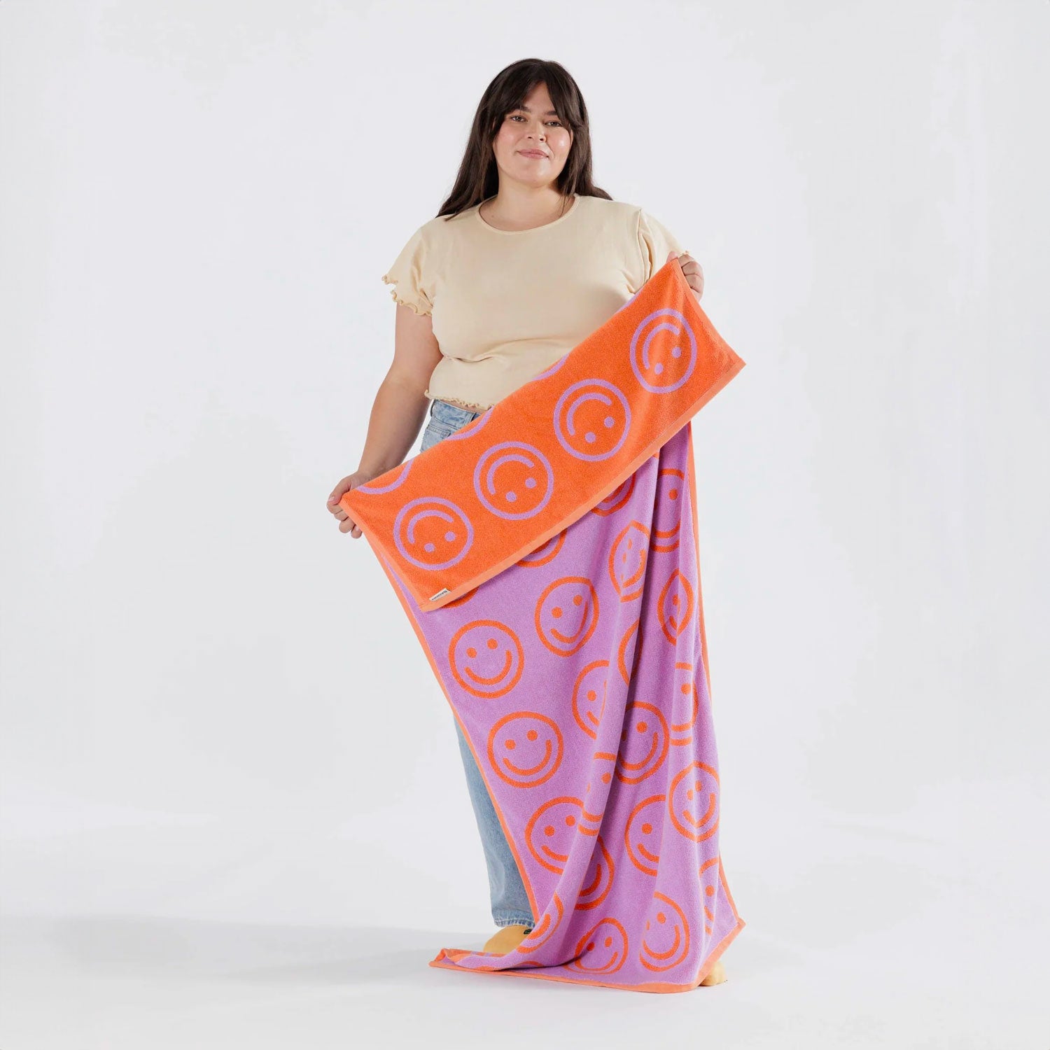 Bath Towel - Happy Lilac - Slowdown Studio