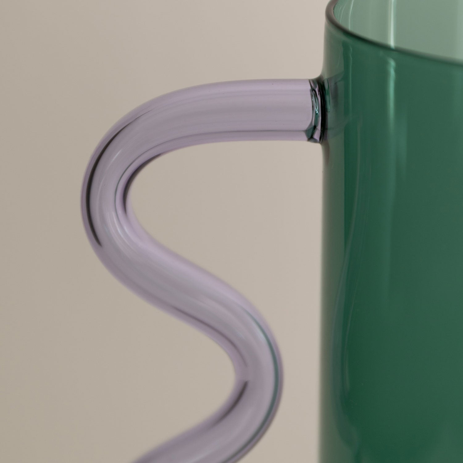 Wave Pitcher - Teal/Lilac - Slowdown Studio