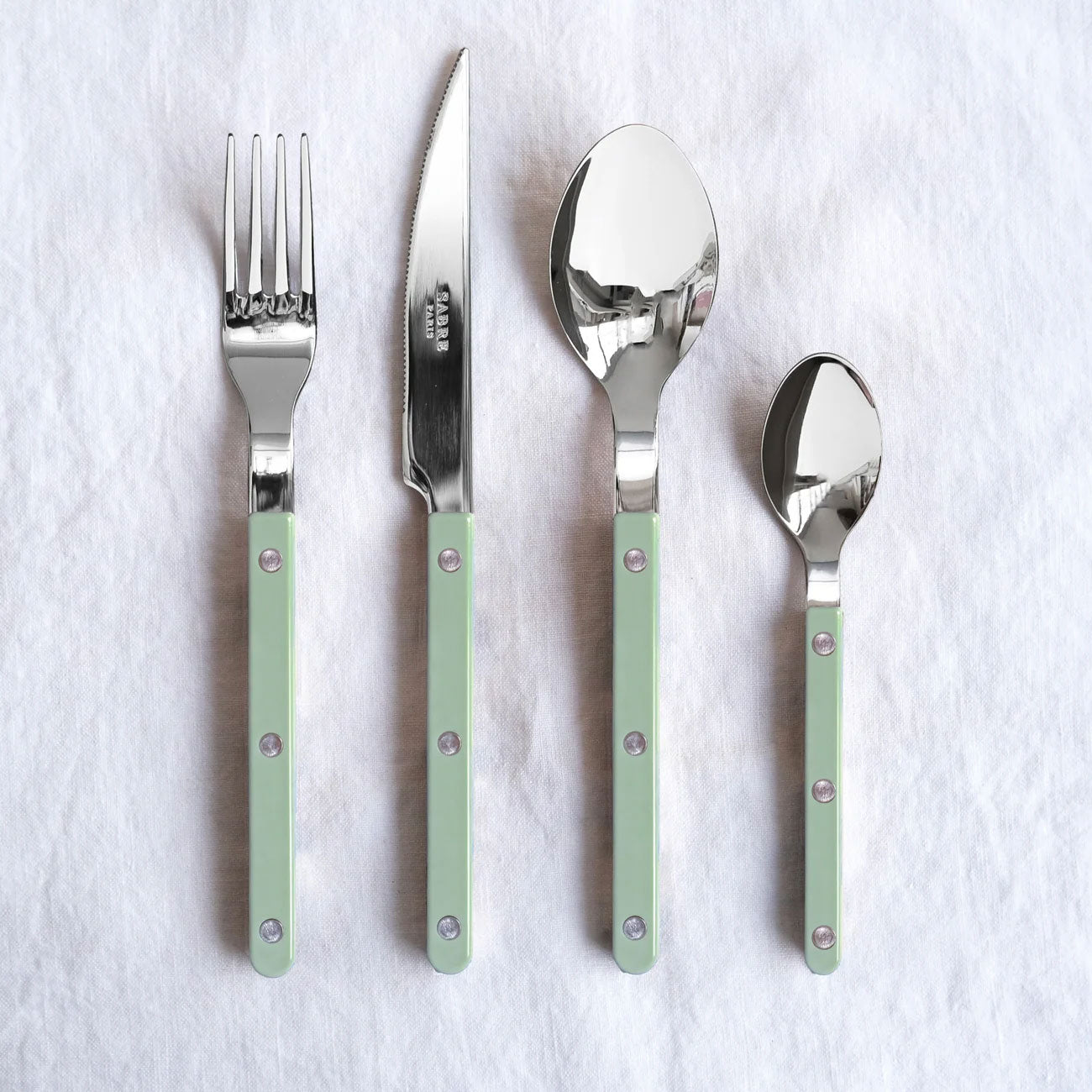 5 Piece Cutlery Set - Asparagus