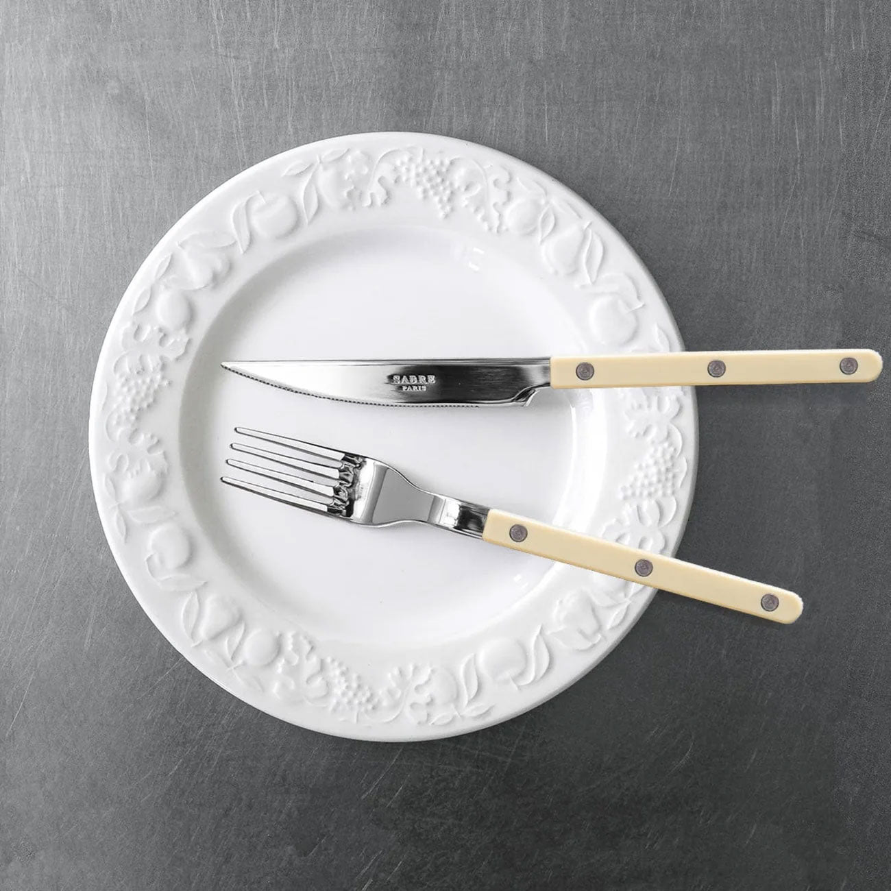 5 Piece Cutlery Set - Ivory