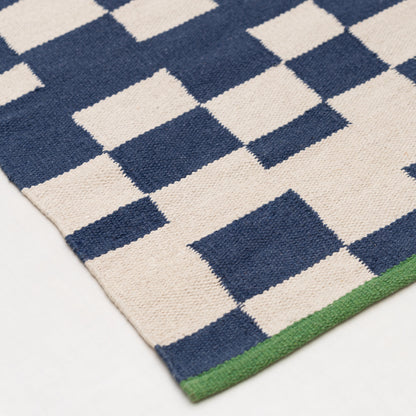 Blox Bleu Rug - Slowdown Studio