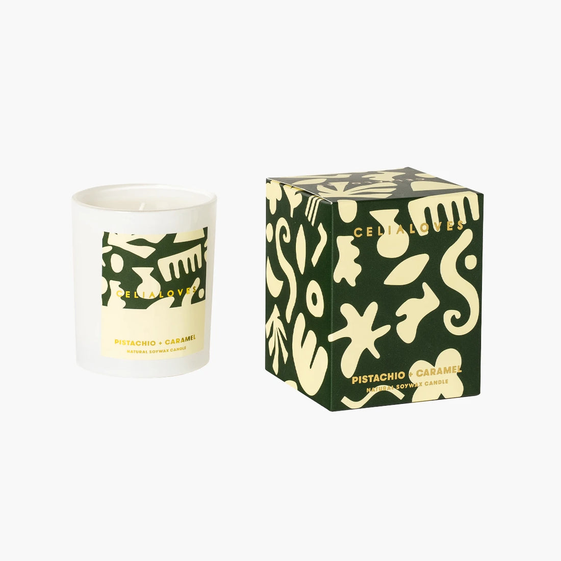 Pistachio &amp; Caramel candle