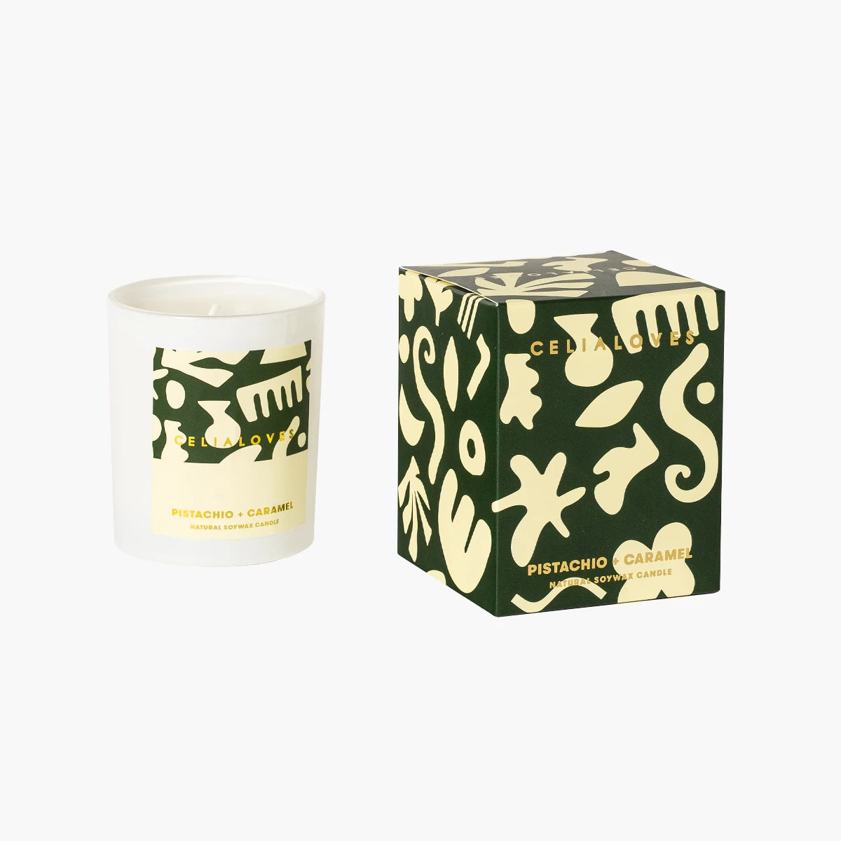 Pistachio &amp; Caramel candle