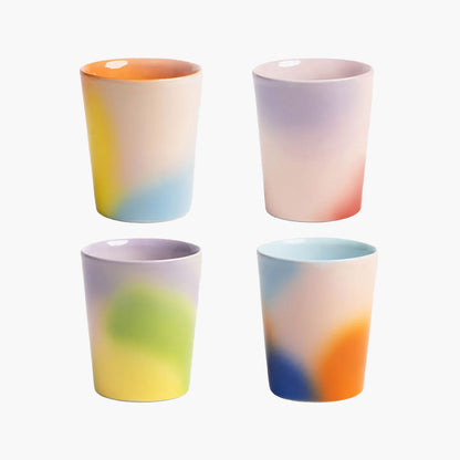 Large Hue Mugs - Set of 4