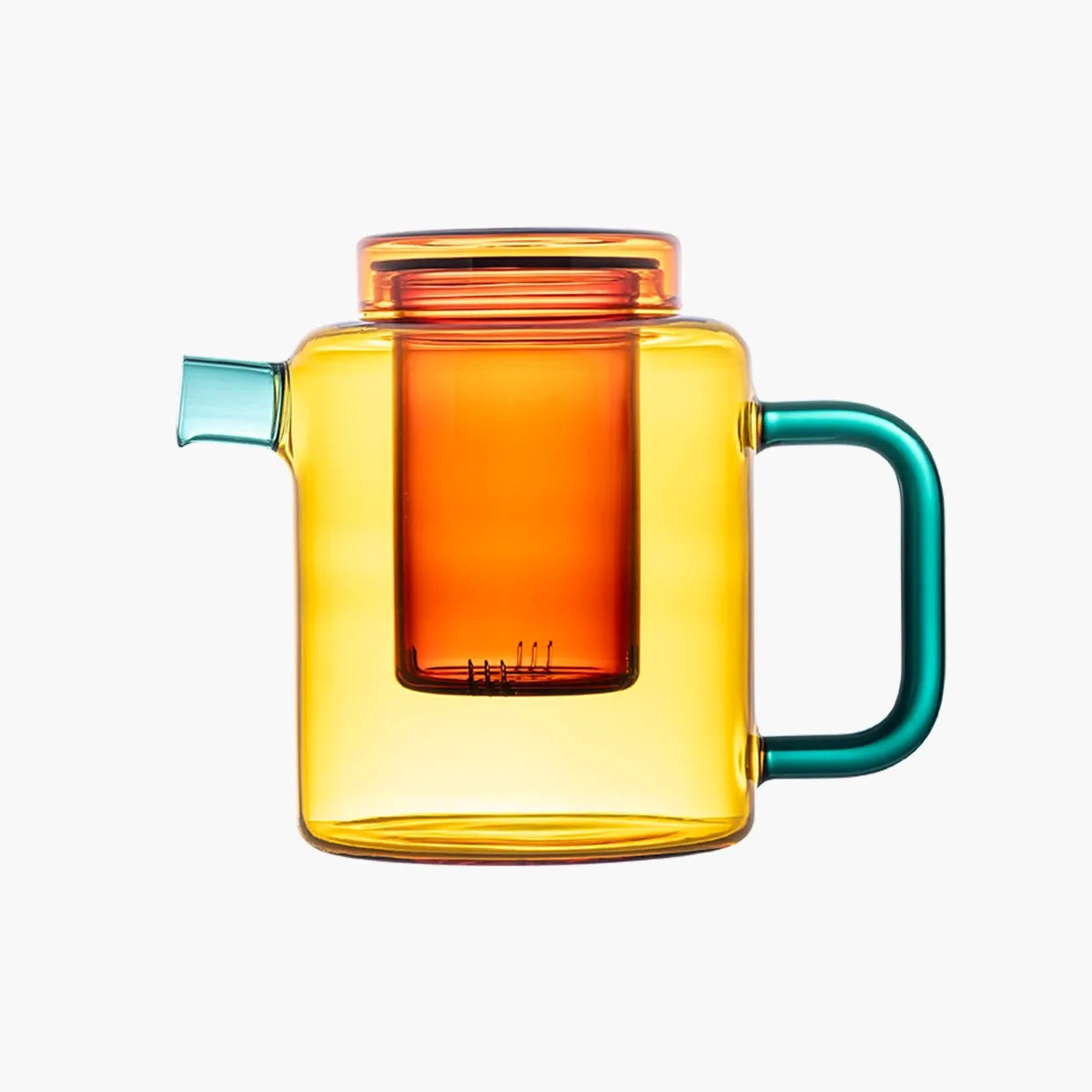 Cha Pot - Teal & Toffee – Slowdown Studio