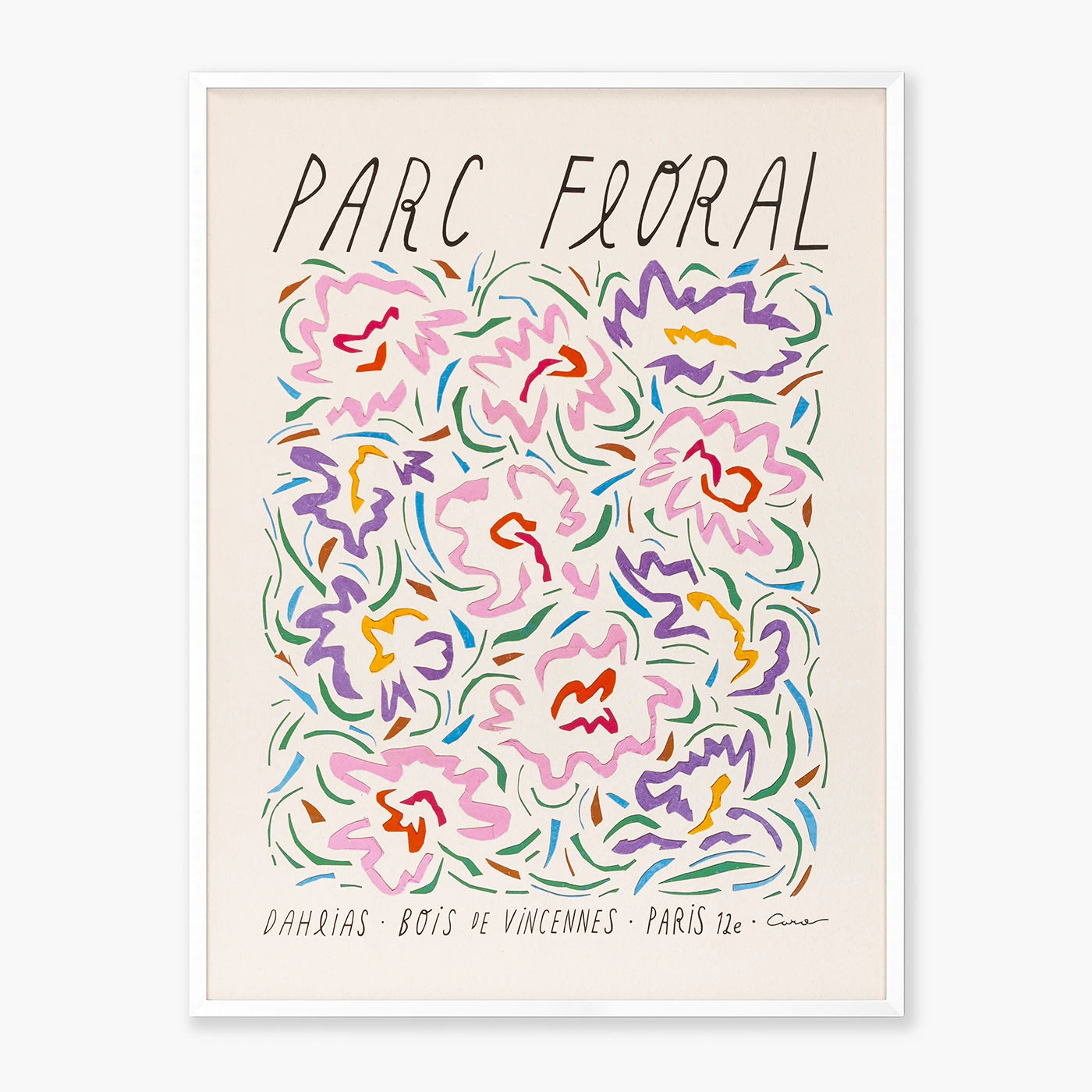 Parc Floral Art Print