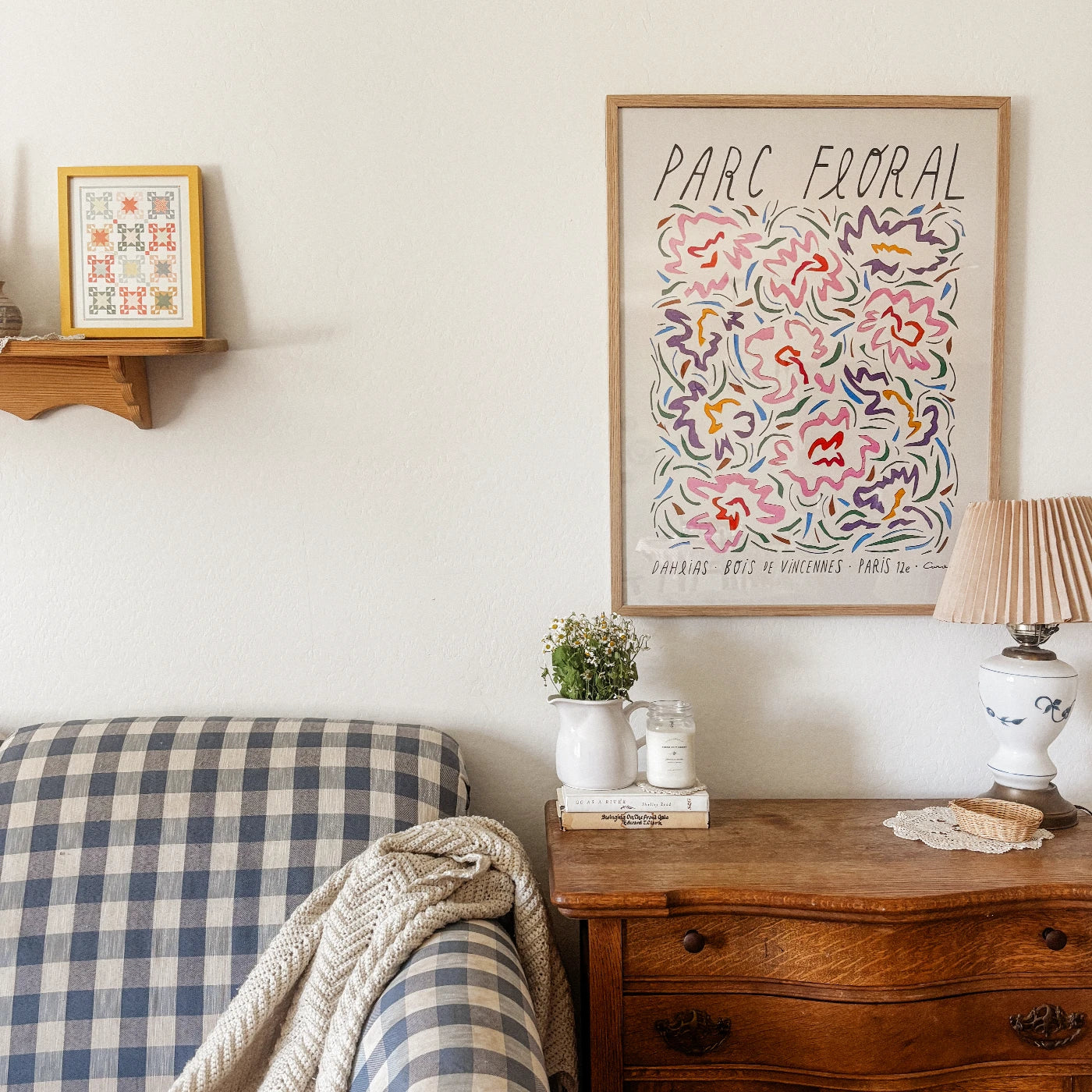 Wall art for living room titled &