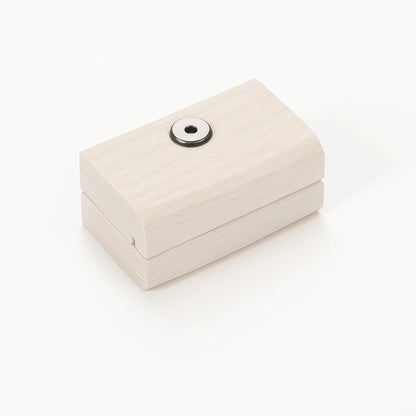 Blanket hanger clip made from whitewash wood