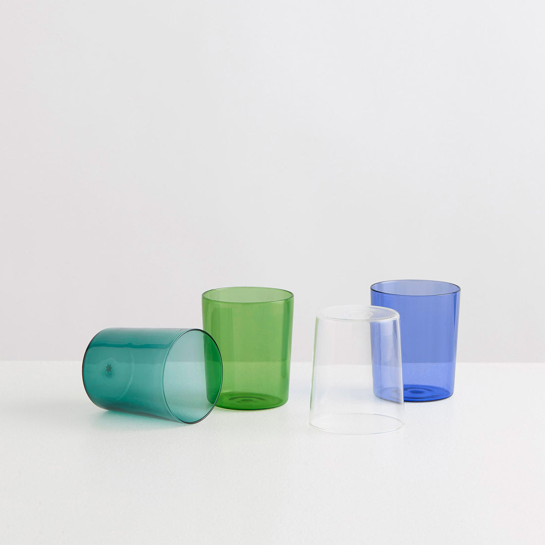 Large Glass Cups - Set of 4 - Winter – Slowdown Studio