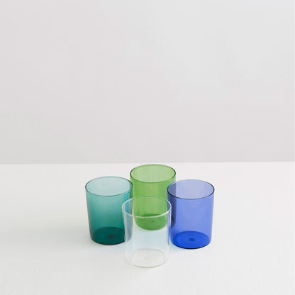 Large Glass Cups - Set of 4 - Winter