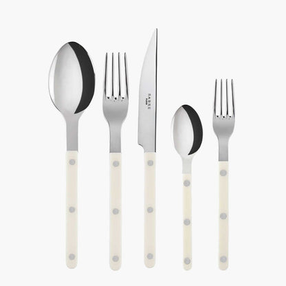 5 Piece Cutlery Set - Ivory