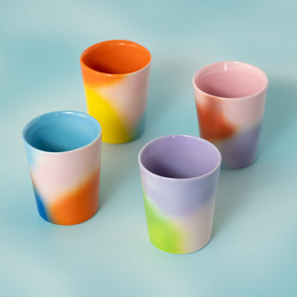 Large Hue Mugs - Set of 4